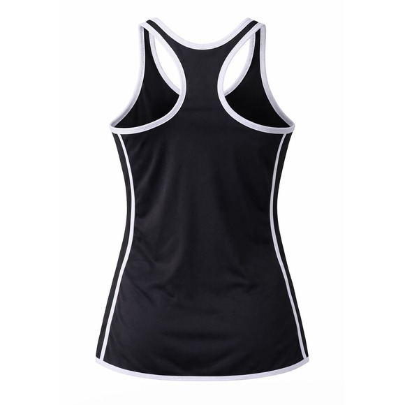 Nike Performance Black White Trim Racerback Tank Top Women's M - Picture 2 of 9
